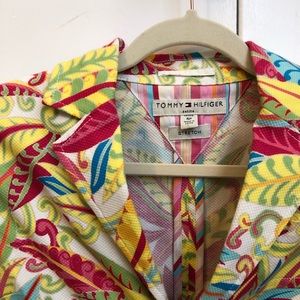 Tommy Hilfiger petite patterned blazer